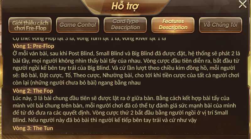 Những vòng cược cần trải qua khi chơi game bài xì tố